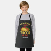 Taco Funny Gezegde ik hou echt van Tacos Schort (Gedragen)