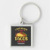 Taco Funny Gezegde ik hou echt van Tacos Sleutelhanger (Voorkant)