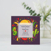 Taco-gethemde stelletjes kaart (Staand voorkant)