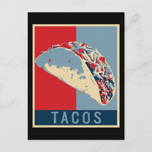 Taco Gift Women Mexican Food Cinco de Mayo Briefkaart (Voorkant)