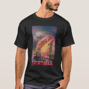 Taco Godzilla Tortilla 436png436 T-shirt