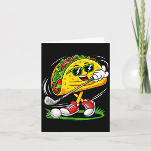 Taco golfspeler cinco de mayo Mexicaanse golfer et Kaart