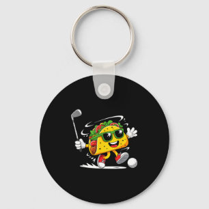 Taco golfspeler cinco de mayo Mexicaanse golfer et Sleutelhanger