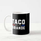 Taco Grande - Grappig Patriottisch Let's Go Taco-t Koffiemok (Links)