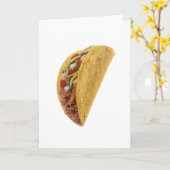 Taco Grappig Halloween kostuum bijpassende koppels Kaart (Gele Bloem)