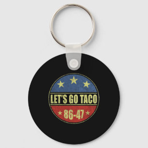 Taco Grappig Laten we naar Taco Shirt Mannen Vrouw Sleutelhanger