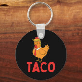 Taco, Grappige Taco, Trump Piept Altijd  Sleutelhanger (Voorkant)