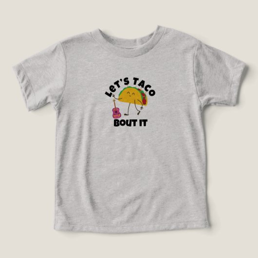 Taco Guitar T-Shirt – Funny Mexican Food T-shirt (Design voorkant)