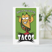 Taco Guy Kaart (Staand voorkant)