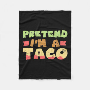 Taco Halloween kostuum ontwerp doen alsof ik een g Fleece Deken
