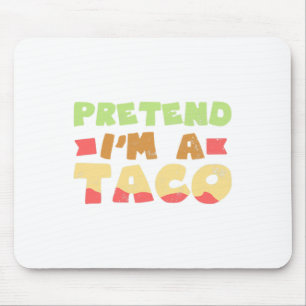 Taco Halloween kostuum ontwerp doen alsof ik een g Muismat