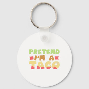 Taco Halloween kostuum ontwerp doen alsof ik een g Sleutelhanger