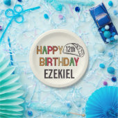 Taco Happy Birthday - Gepersonaliseerd Papieren Bordje (Feest)