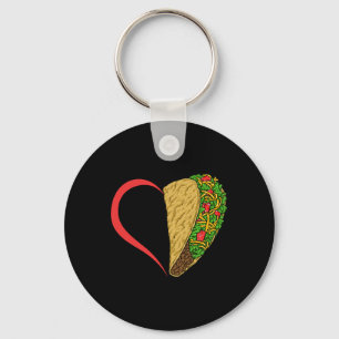 Taco Heart Taco Dinsdag Cinco de Mayo Taco Lovers Sleutelhanger