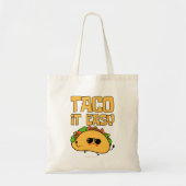Taco het makkelijk tote bag (Voorkant)
