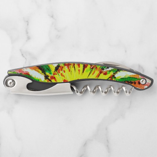 Taco Hippie Cat Colorful Bottle Opener (Voorkant)