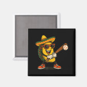 Taco honkbal cinco de mayo magneet (Voorkant / Achterkant)