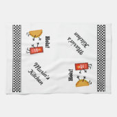 Taco & Hot Sauce - Hola! Theedoek (Horizontaal)