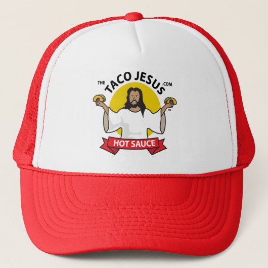 Taco Jesus Trucker Hat Trucker Pet (Voorkant)
