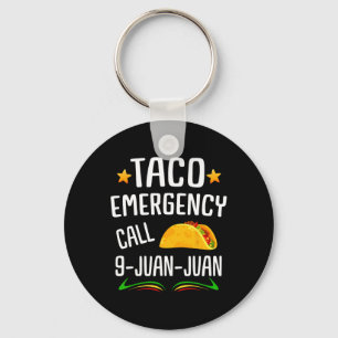 Taco Joke Mexicaanse Fiesta Cinco de Mayo Mannen e Sleutelhanger