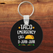 Taco Joke Mexicaanse Fiesta Cinco de Mayo Mannen e Sleutelhanger (Voorkant)