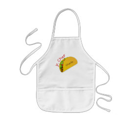 Taco Junior Chef Personalized Apron Kinder Schort