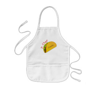 Taco Junior Chef Personalized Apron Kinder Schort