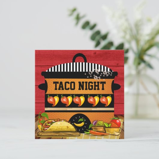 TACO KAART (Staand voorkant)