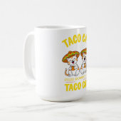 Taco Kat achterstevoren gespeld is grappig Cinco d Koffiemok (Voorkant links)