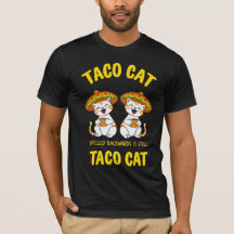 Taco Kat achterstevoren gespeld is grappig Cinco d
