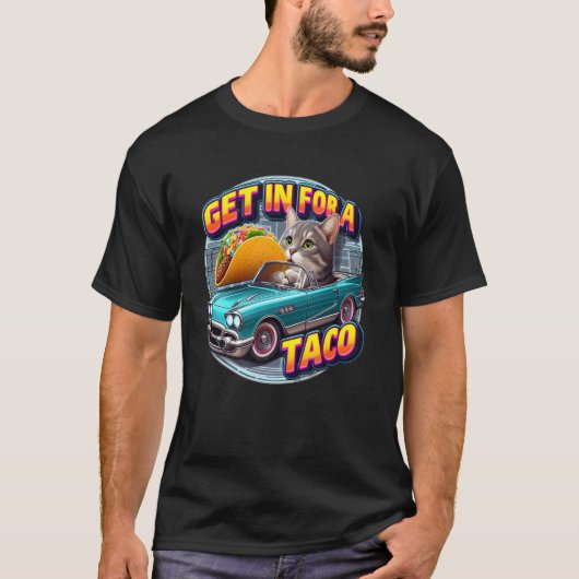 Taco Kat Cruising T-shirt (Voorkant)