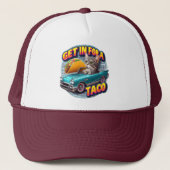 Taco Kat Cruising Trucker Pet (Voorkant)