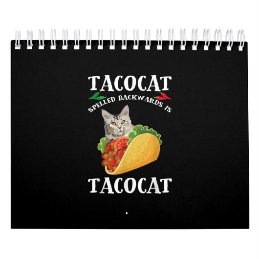 Taco & kat - Tacocat-gespeld achterwaarts is tacoa Kalender (Hoes)