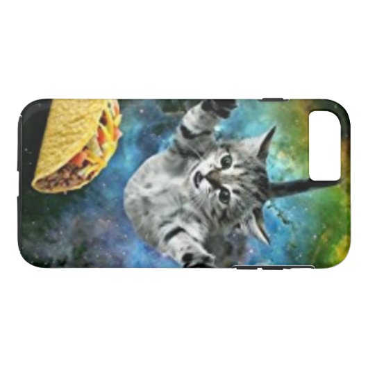 Taco-kattenkoffer Case-Mate iPhone Case (Achterkant (Horizontaal))