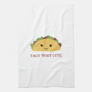 Taco Kawaii van de Periode van de taco de Leuke Theedoek