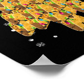 Taco Kerstmis PJ Tacos Mexicaans Poster (Hoek)