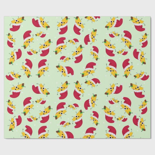 Taco-kerststaartwerkpapier Cadeaupapier (Vlak)