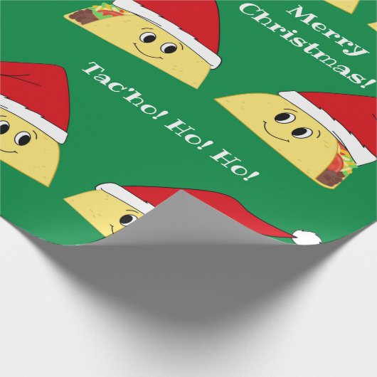 Taco-kerststaartwerkpapier Cadeaupapier (Hoek)