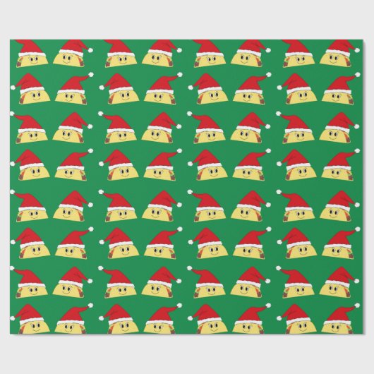 Taco-kerststaartwerkpapier Cadeaupapier (Vlak)