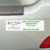 Taco Kicker RG bumpie Bumpersticker (Op auto)