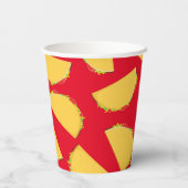 Taco Kids Verjaardagsfeest Mexicaans Papieren Bekers (Achterkant)