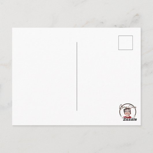 "Taco Koe" Briefkaart (Achterkant)