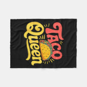 Taco koningin fleece deken (Voorkant (Horizontaal))