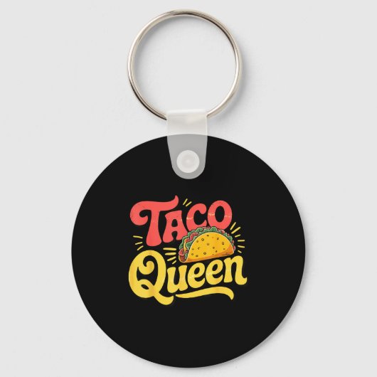Taco koningin  sleutelhanger (Voorkant)