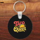 Taco koningin  sleutelhanger (Voorkant)