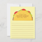 Taco Lieve Kinderen Platte Briefkaarten (Voorkant)