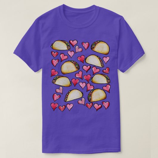 Taco Love op Taco Dinsdag T-shirt (Design voorkant)