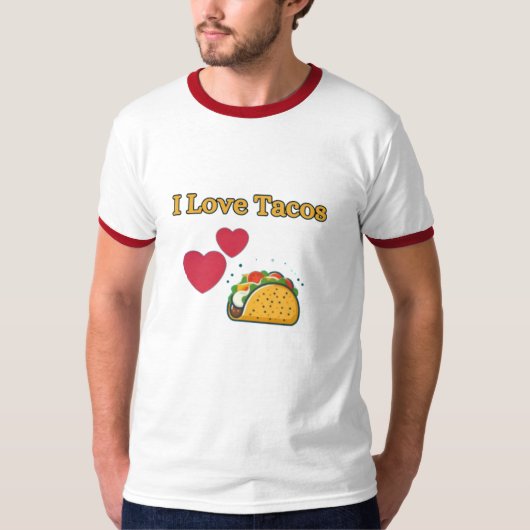 Taco Love T-shirt (Voorkant)