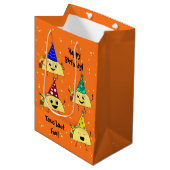 Taco Lover Medium Birthday Gift Bag Cadeauzakje (Voorkant Gekanteld)
