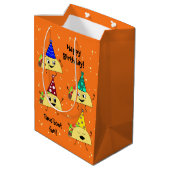 Taco Lover Medium Birthday Gift Bag Cadeauzakje (Achterkant Gekanteld)